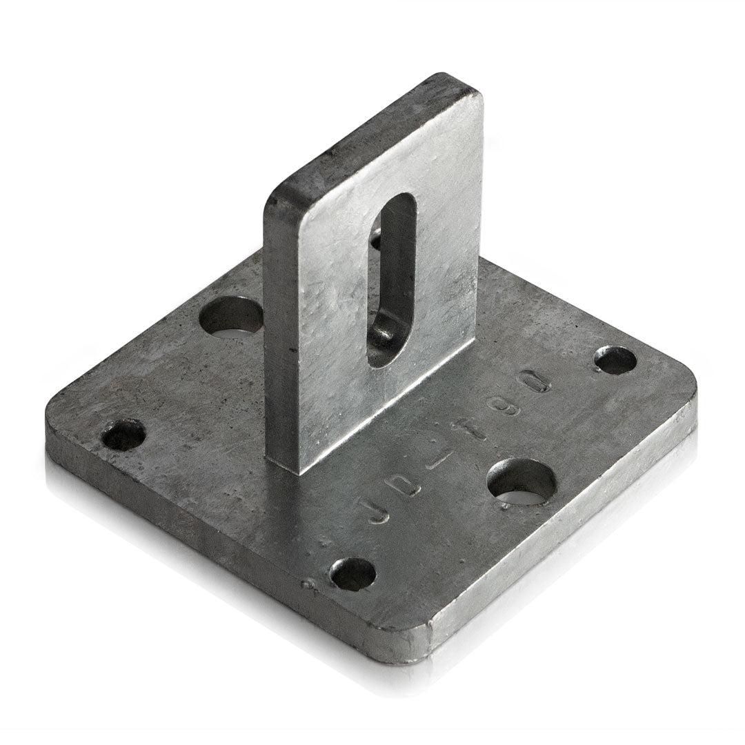 galvanised downpipe T bracket square