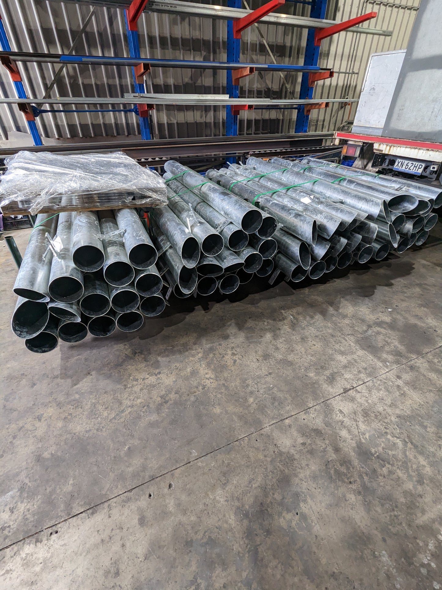 down pipes ready to ship